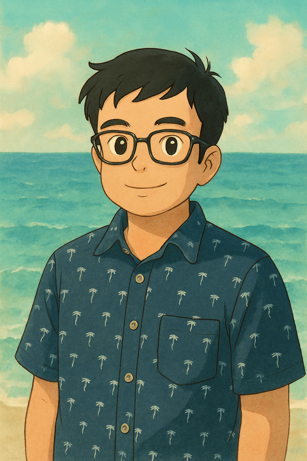 Ghibli Style AI avatar example